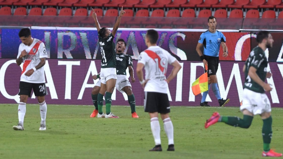 Libertadores: River cayó 3-0 ante Palmeiras y quedó muy complicado para la revancha