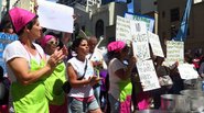 Barrios de Pie reclamó alimentos frente al Hotel Libertador