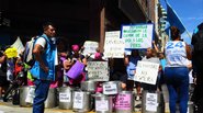 Barrios de Pie reclamó alimentos frente al Hotel Libertador