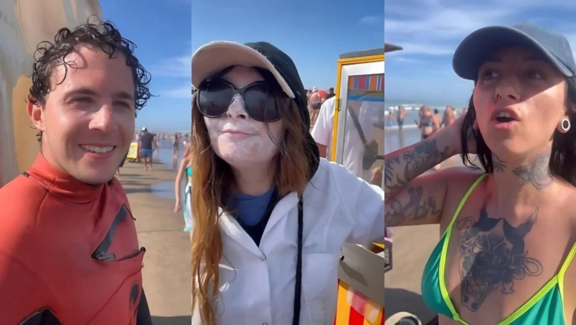 "Ayer hice 500 lucas": el video de los vendedores de playa marplatenses que compartió Milei "Ayer hice 500 lucas": el video de los vendedores de playa marplatenses que compartió Milei