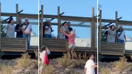 Más imágenes de Cristina en Monte Hermoso: reunión con Dichiara y Arranz
