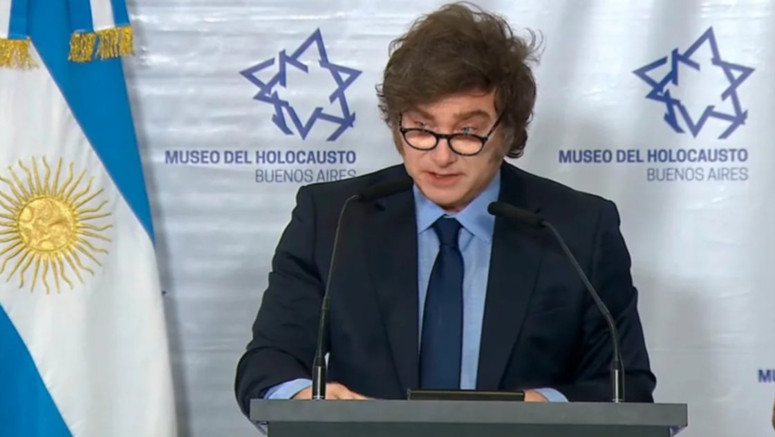 Milei reiteró su defensa a Elon Musk y destacó a Trump en el acto por el Día Internacional del Holocausto Milei reiteró su defensa a Elon Musk y destacó a Trump en el acto por el Día Internacional del Holocausto