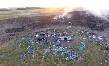 El humo del basural “oscurece” la calidad de vida de los puntaltenses