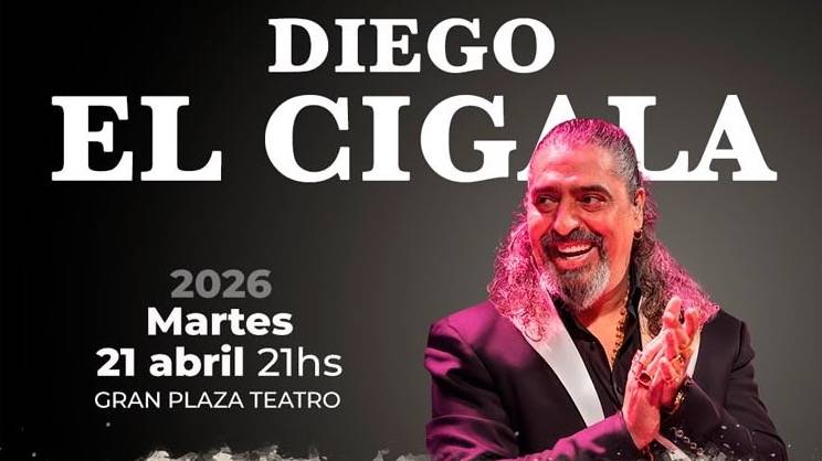 Diego El Cigala vuelve a Bahía Blanca: show “Flamenco y Son” el 21 de abril