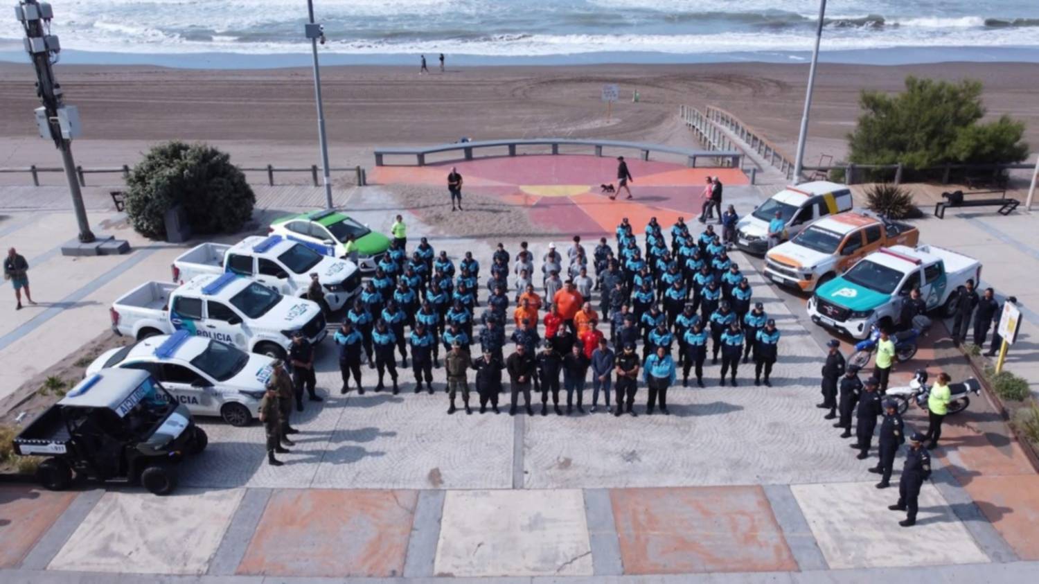 Operativo Sol: en Monte Hermoso hay 50 % más policías que el año pasado