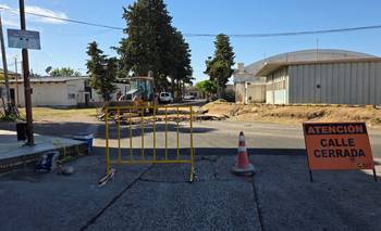 Iniciaron los trabajos de reparación del asfalto en la salida de la Terminal de Ómnibus