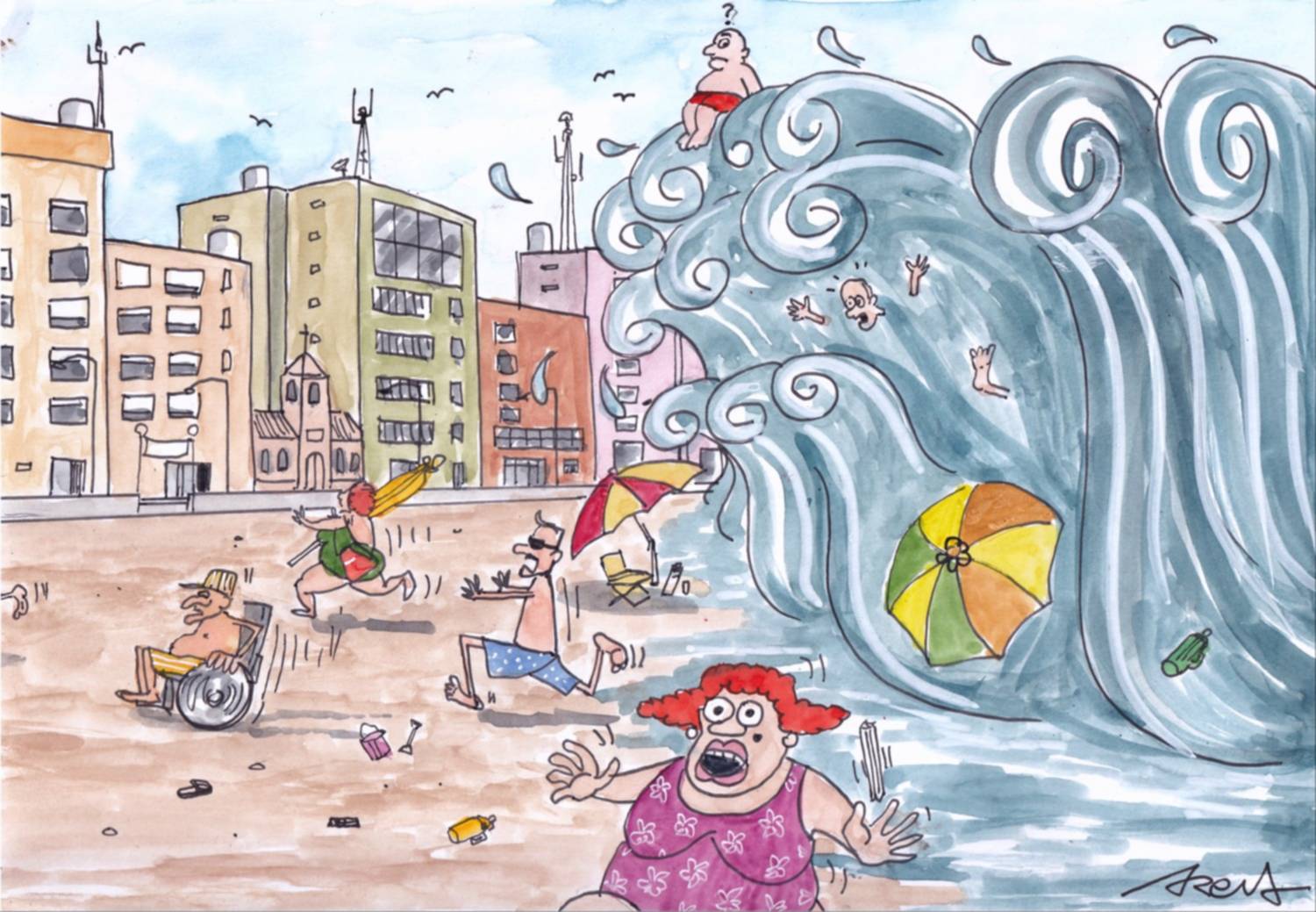 Meteotsunami en Monte, abren y cierran negocios y menos quejas por falta de agua en Bahía