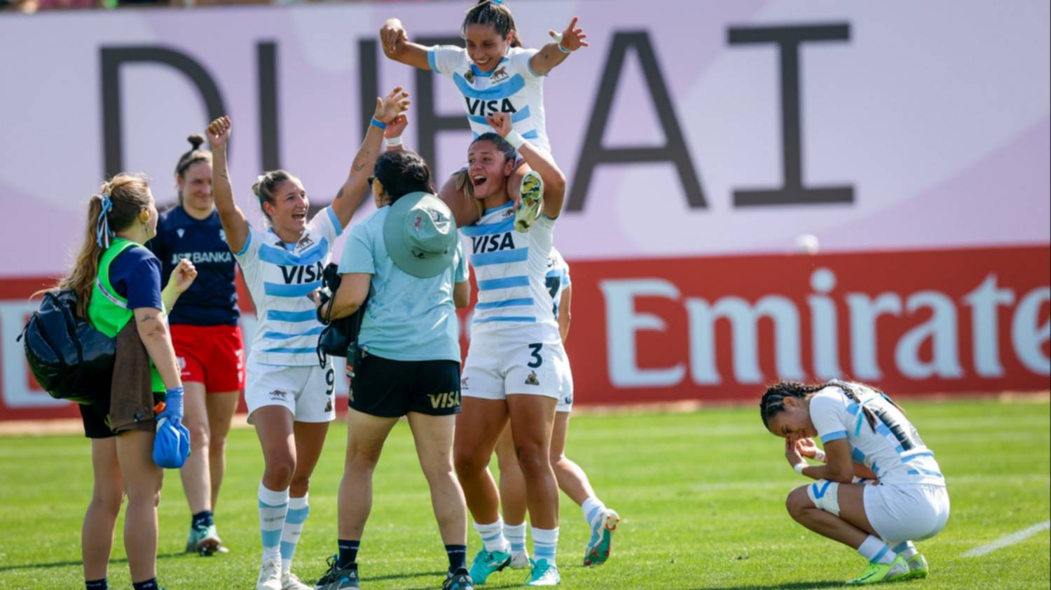 Las Yaguaretés lograron la clasificación a la segunda división del SVNS Series