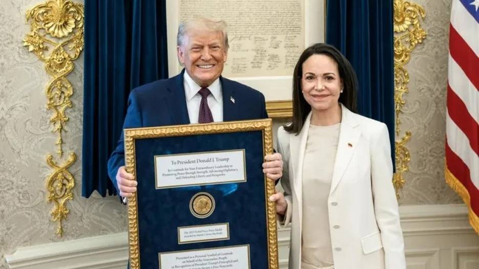 El Nobel es intransferible: la aclaración tras el gesto de María Corina Machado con Donald Trump