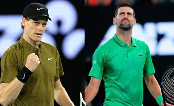 Sinner y Djokovic avanzaron sin problemas a la tercera ronda del Abierto de Australia