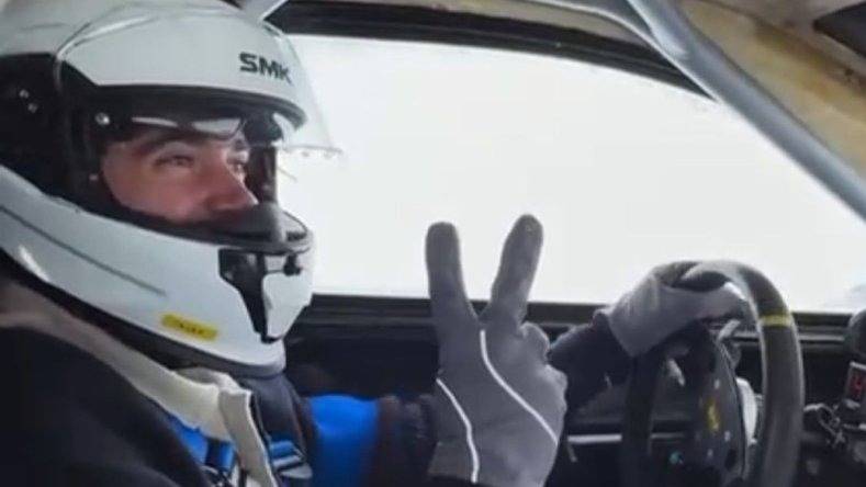 ¿Lo tenías? Colapinto aceleró en la nieve de Andorra: "Nunca me divertí tanto"