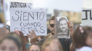 Hicieron una marcha pidiendo justicia por el hincha de Olimpo asesinado