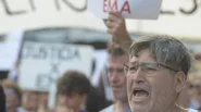 Hicieron una marcha pidiendo justicia por el hincha de Olimpo asesinado