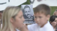 Hicieron una marcha pidiendo justicia por el hincha de Olimpo asesinado