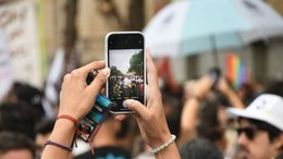 En imágenes: así se vivió la Marcha Federal del Orgullo en Bahía Blanca