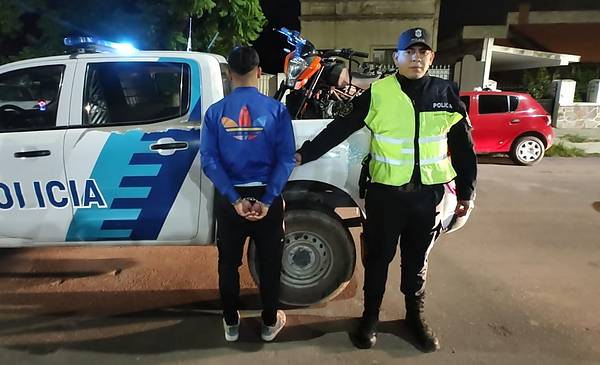 Capturan a un hombre que circulaba en una moto robada en las afueras de ...