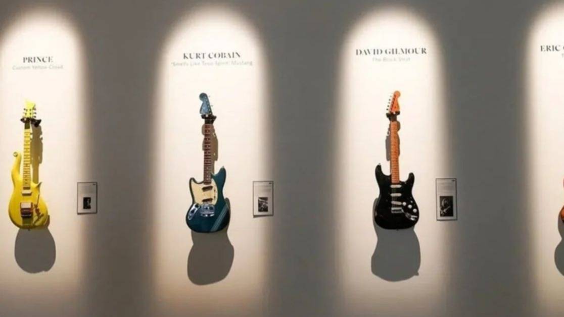 Subastarán en EE. UU. guitarras y reliquias de Kurt Cobain, The Beatles y Eric Clapton