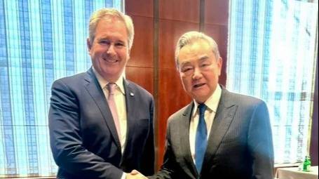 Quirno se reunió con su par de China en Alemania