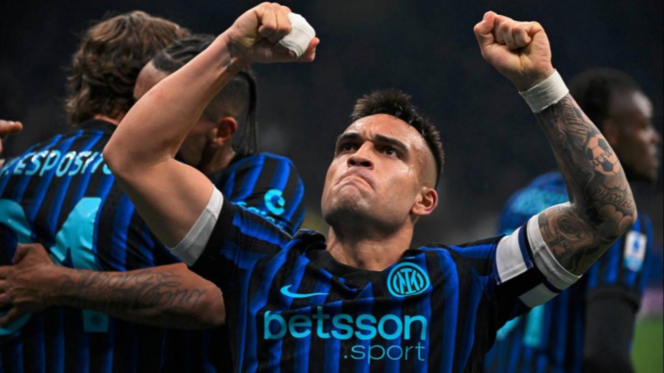 Con Lautaro, Inter derrotó 3 a 2 a Juventus en el clásico y sigue firme