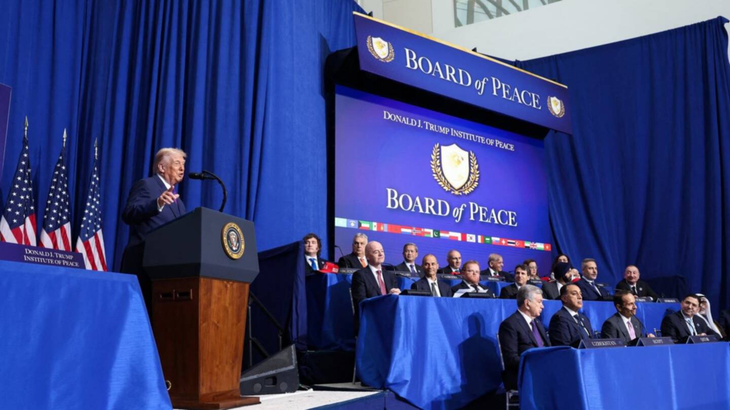 En el Consejo de Paz, Milei ofreció los cascos blancos para brindar ayuda humanitaria en Gaza