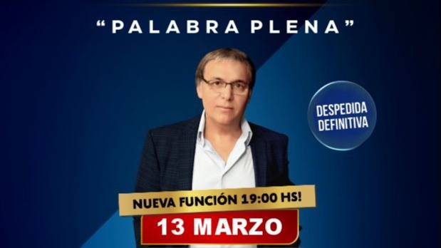 Gabriel Rolón suma una cuarta función de Palabra Plena