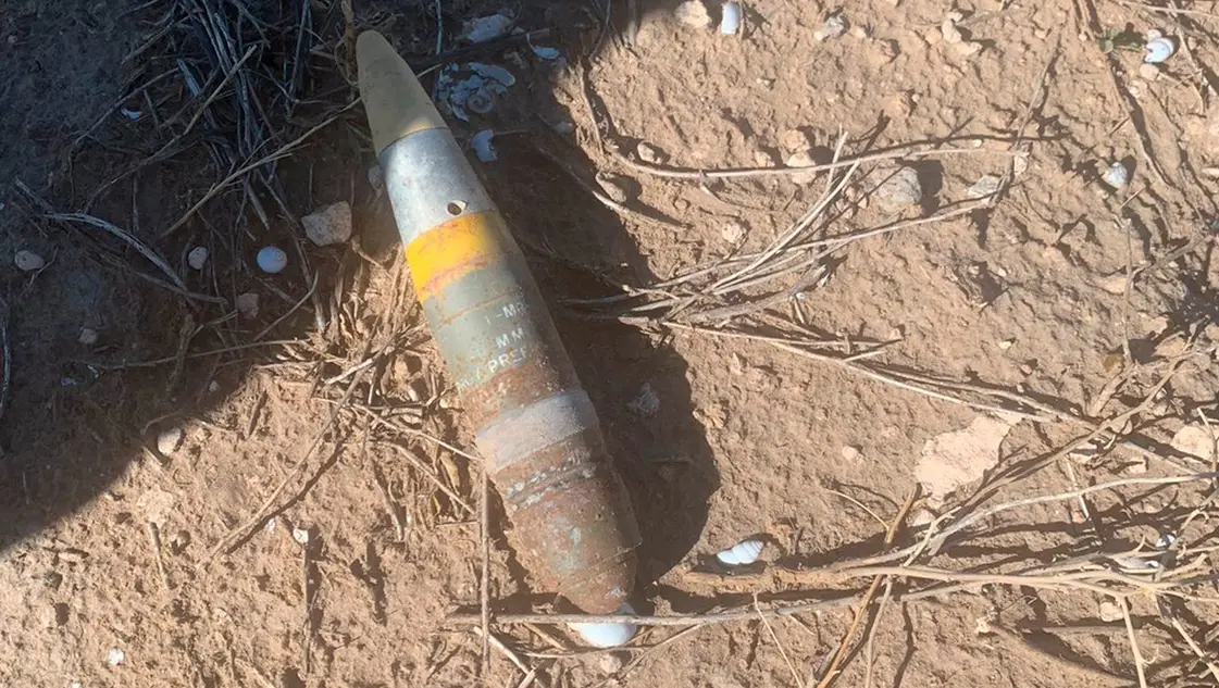 Detonaron un proyectil antiaéreo en cercanías de Grünbein