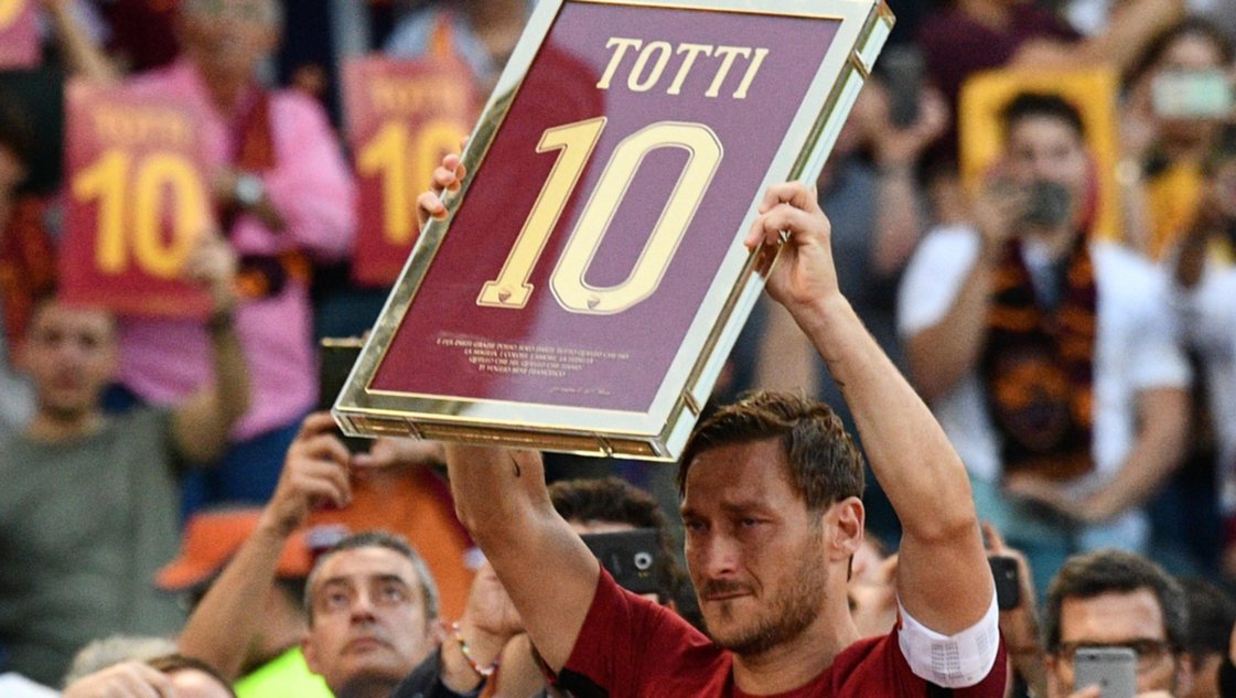 Francesco Totti, polémico con un argentino campeón del mundo