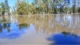 Sansinena, como todo Cerri, sufrió las consecuencias del terrible temporal