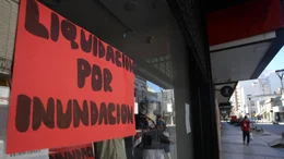 "Las pérdidas son totales", dijo la presidenta de la Cámara de Comerciantes local