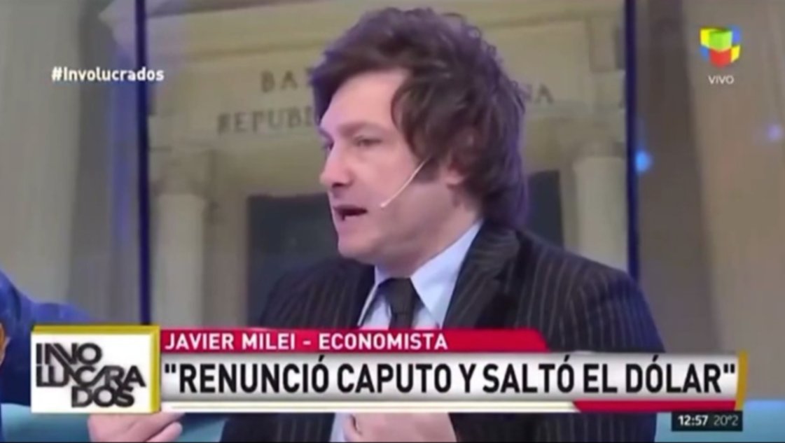 Se hizo viral: el video de 2018 donde Milei criticaba a Caputo por querer usar fondos del FMI