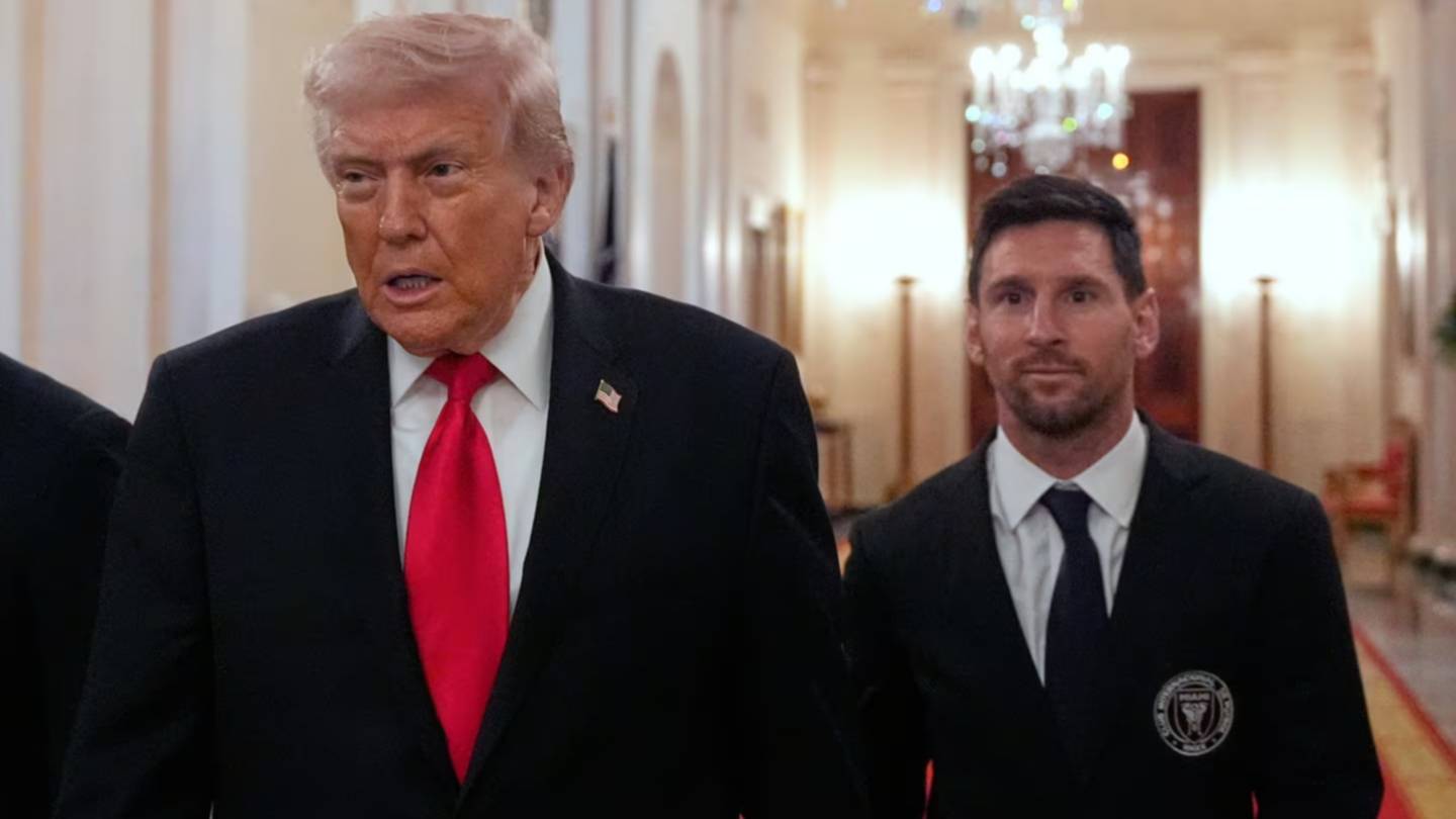 Video: la intimidad del encuentro entre Lionel Messi y Donald Trump que publicó la Casa Blanca