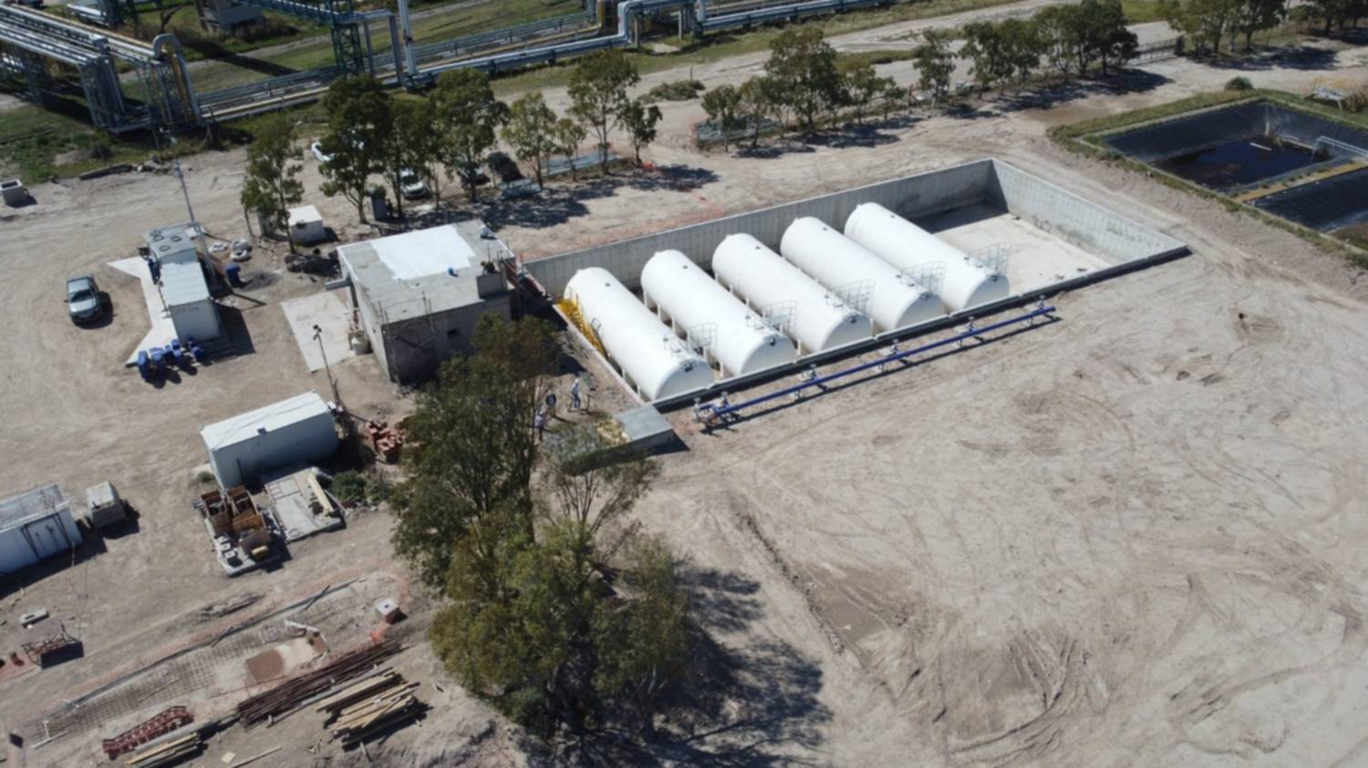 Puerto Galván renueva su red de agua potable para reforzar la infraestructura básica