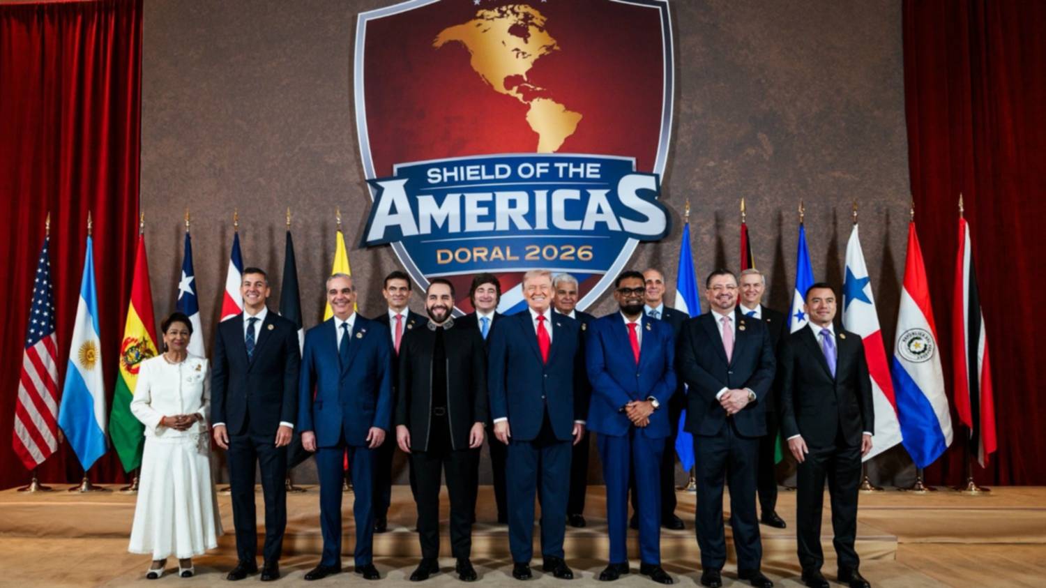 Trump anunció una nueva coalición militar y ratificó el papel estratégico de Milei en la región