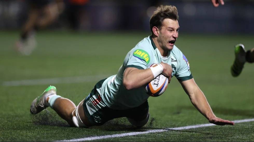 El try de Joaquín Moro para empujar a Leicester a una final en Inglaterra