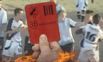 El escándalo en Brasil dejó 23 expulsados, pero el récord mundial sigue siendo del ascenso argentino