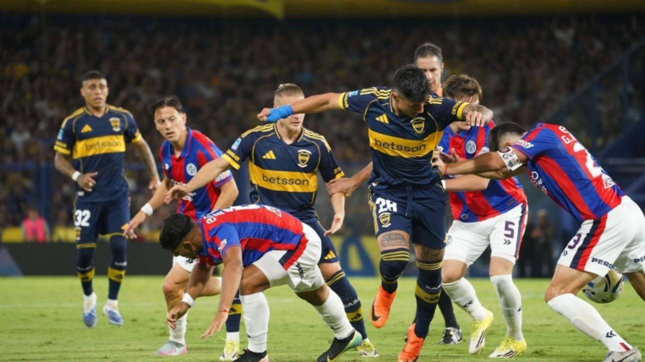 Boca empató con San Lorenzo y volvió a quedar en deuda en un clásico en La Bombonera