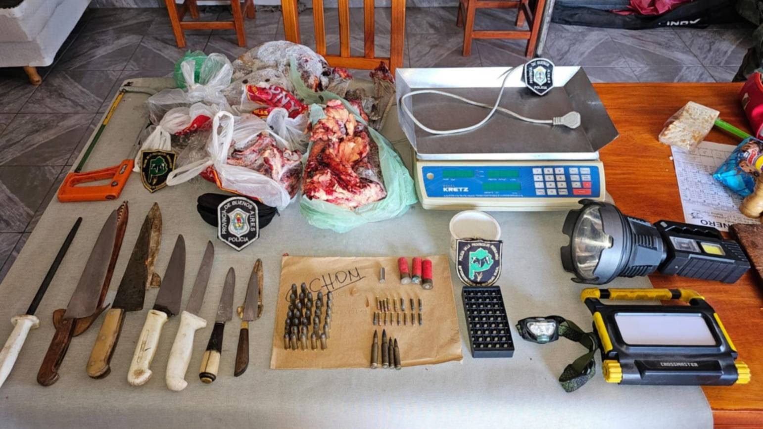 Bahía San Blas: allanamiento positivo por varios casos de abigeato