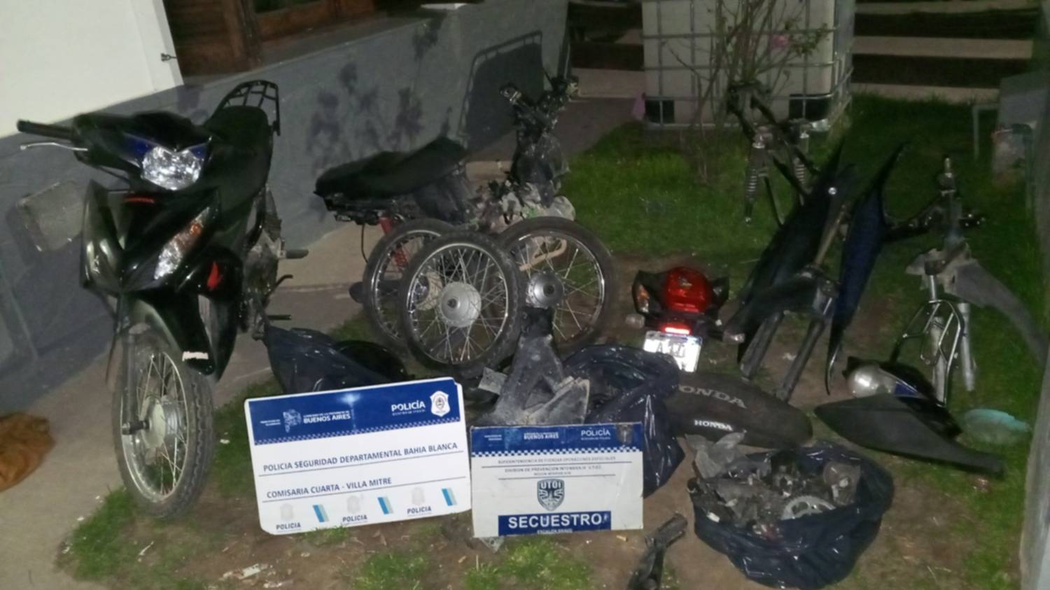 Persecución y arrestos: secuestraron un arma de fuego y droga