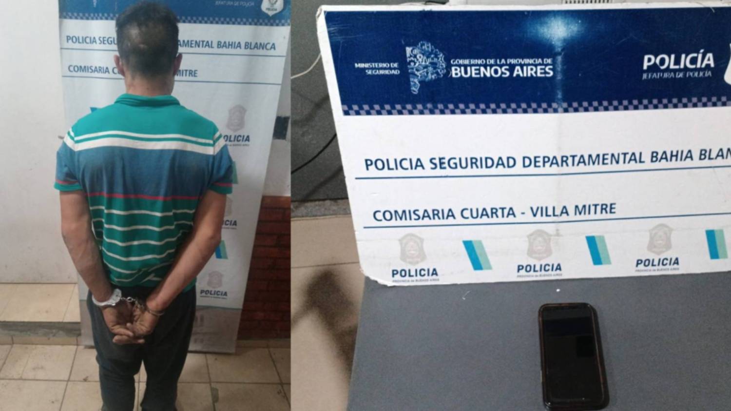 Le robó el celular a un menor con un cuchillo y fue detenido