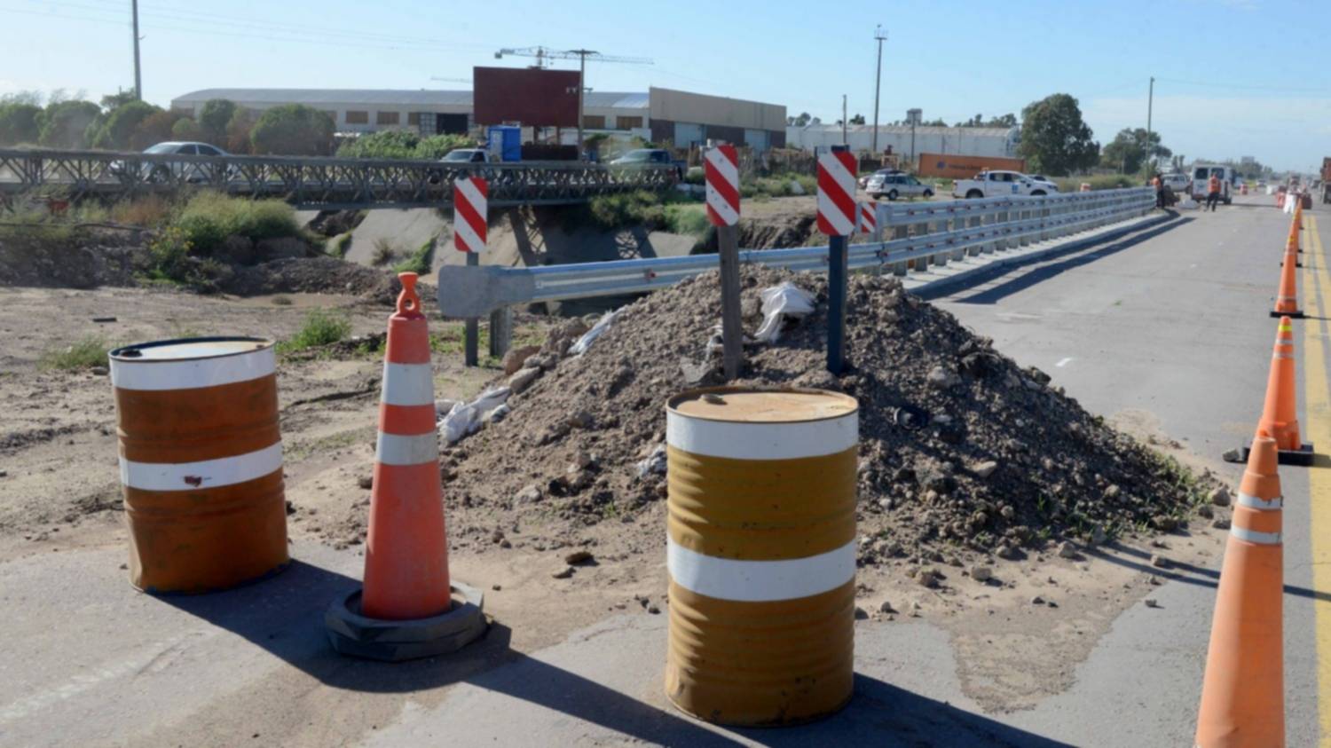 Vialidad realizará hoy una prueba de cargas en el puente de la Ruta Nacional 3