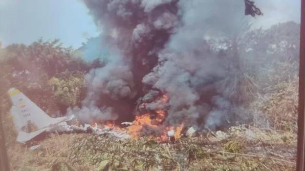 Colombia: un avión de la Fuerza Aérea se estrelló cuando transportaba militares