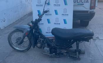 Recuperaron una moto denunciada como robada
