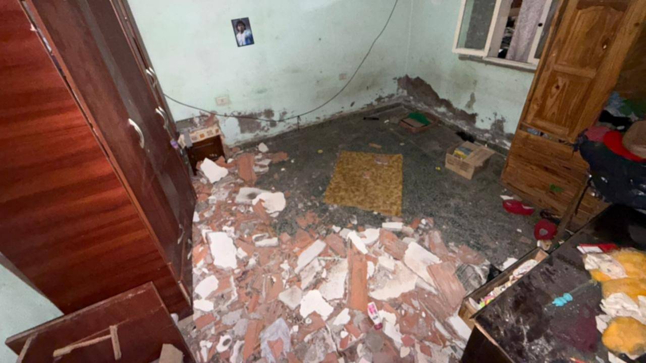 Pedido de ayuda por un peligro de derrumbe en una vivienda de Pampa Central