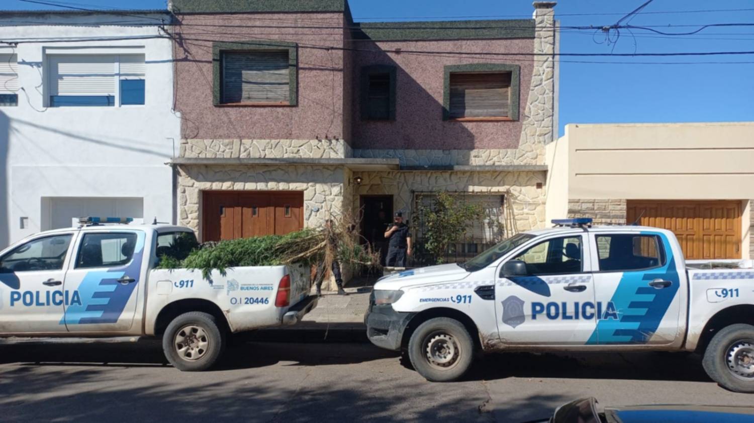 Lo buscaban para una evaluación psiquiátrica y le encontraron plantas y frascos de marihuana