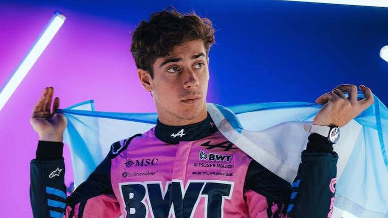 Franco Colapinto hará una exhibición en Buenos Aires el próximo 26 de abril