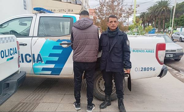 Fue detenido por golpear a su pareja y amenazar con un cuchillo a un ...