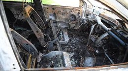 Rosario: quemaron al menos 13 autos estacionados y dejaron amenazas para Bullrich y Pullaro
