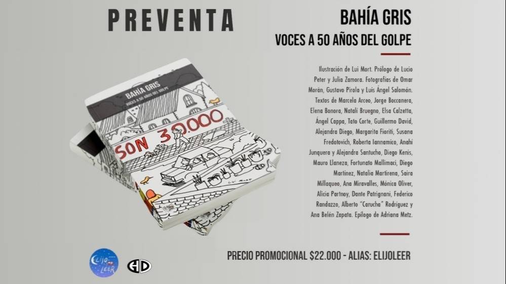 “Bahía Gris”, una antología local sobre los 50 años del último golpe de Estado