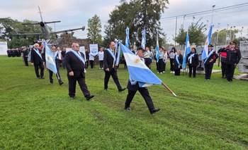 Los veteranos y héroes de Malvinas fueron homenajeados hoy en Punta Alta y la Base Naval