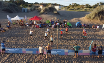 Pehuen Co fue sede de un torneo interprovincial de newcom playa